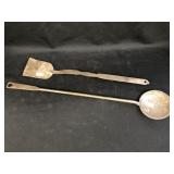 (2) Contemporary Wrought Iron Utensils