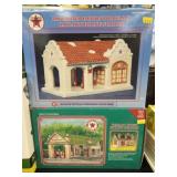 (2) Texaco Porcelain Filling Stations