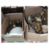 (2) Boxes of Hanging Lights with Shades