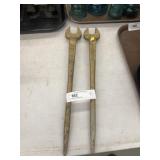 Pair of Signed Spud Wrenches