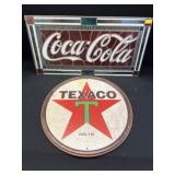 Contemporary Glass and Tin Advertising Signs