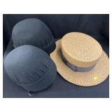 Bonnets with Straw Hat