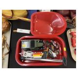 Miniature Wheelbarrow and Wagon, Toy Vehicles
