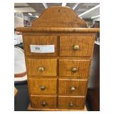 Tiger Maple Wall Cabinet