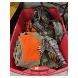 Hunting Clothing and Bags, Plastic Tote/Lid