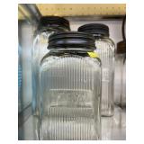 (3) Kitchen Canisters