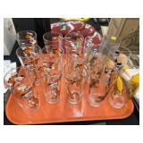 (15) Pepsi Character Glasses