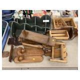 Wood Shelves, Candleholders