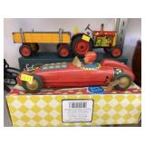 (2) Contemporary Tin Litho Wind-Up Toys