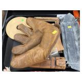 Vintage Baseball Glove, Photo Frame, Tray