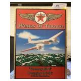 Wings of Texaco Airplane