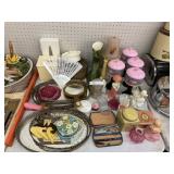 Vintage Serving Trays, Ceramic Vase, Bedroom