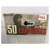 50 rds. of 9x18 Makarov Ammunition