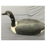 Unsigned Carved Wood Goose Decoy