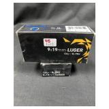 100 rds. of 9mm 124 gr. Ammunition