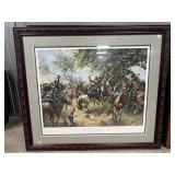 Don Troiani 'Hampton's Duel'  Framed Print