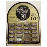 NOS Razor Blade Display