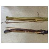 (2) Vintage Bamboo Fly Rods