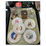 Advertising Plates with Collectibles