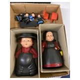 Cast Metal Still Banks and Figurines