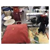 Sewing Machine, Doll, Vase