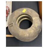 (4) Brass Quoits