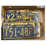 Vintage PA License Plates
