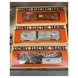 (3) Lionel Freight Cars