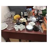Teapots, Serving Dishes, Etched Glassware