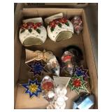 Christmas Ornaments, Porcelain Planters