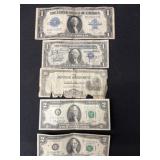 1923 Large Silver Certificate and U.S. Currency