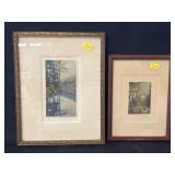 (2) Wallace Nutting Prints