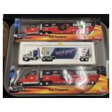 (3) Diecast Transport Trucks