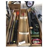 (3) Boxes of Wood and Aluminum Shaft Arrows