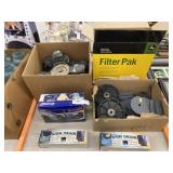 Caster Wheels, Compressor, Filter Pak