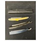 (3) Vintage Straight Razors