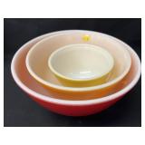 (3) Vintage Pyrex Nesting Bowls