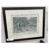 Framed Fly Fishing Print