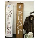 Contemporary Wood Sign