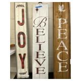 Contemporary Wood Sign
