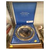 Franklin Mint Sterling Silver N. Rockwell Plate