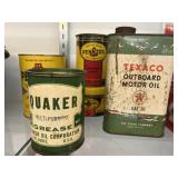 Vintage Grease and Oil Cans