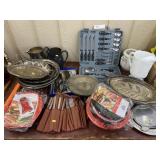 Silverplate Serving Pieces and Utensils