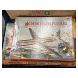 Vintage Puzzle and Building Kits