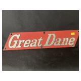 Great Dane Trailer Plaque