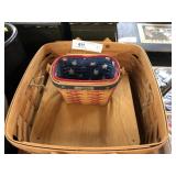 (2) Longaberger Baskets