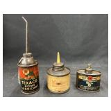 Texaco and Vintage Oil Cans