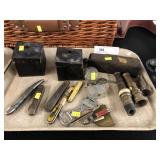 Pocket Knives, Hose Nozzles, Storage Boxes
