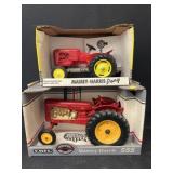 (2) Massey Harris Toy Tractors