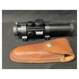 Schrade Knife with Bushnell Scope